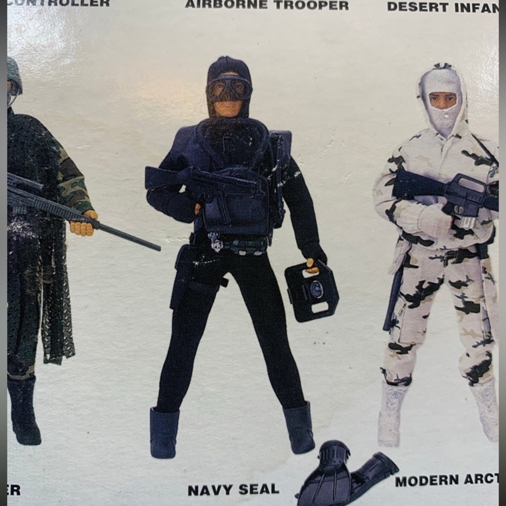 Power Team Elite Navy Seal for 12" action figure uniform & accessories vtg